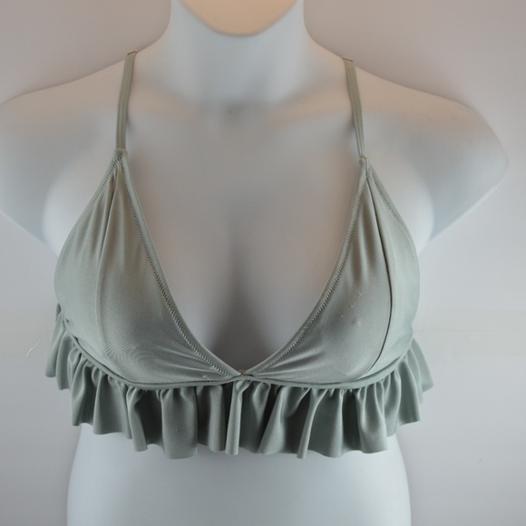 grey bathing suit top